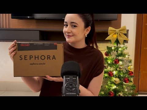 ASMR: COMPRINHAS DA SEPHORA ✨