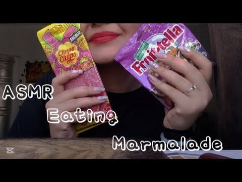 ASMR Eating Marmalade Mouth sounds 💤