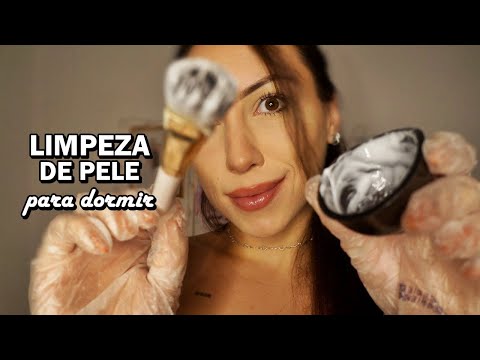 ASMR LIMPEZA DE PELE COM 99% DE CHANCES DE DORMIR PROFUNDAMENTE!