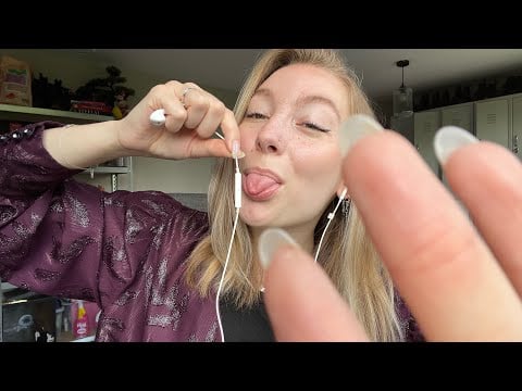 ASMR | Lofi Spit Painting, Fast & Aggressive, Mic Nibbling, Mouth Sounds 💦👅