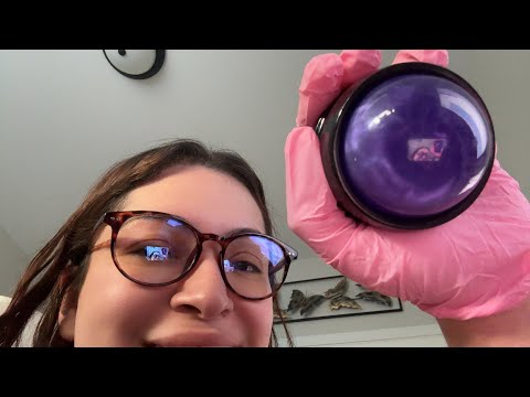 ASMR| You visit a specialist- Giving you a shoulder massage- gloves & massage tool sounds