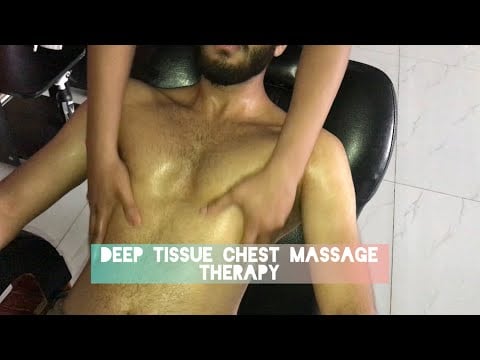 Pressure Point Chest Massage to get relief from body pain, Relax with ASMR sounds