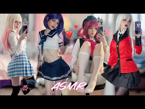 ASMR | Choose your yandere school girlfriend 🎀Cosplay Role Play