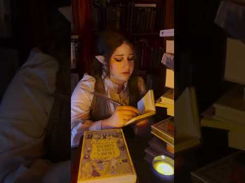 Would you like to borrow some books? #fantasy #asmr #library