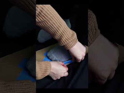 Satisfying Foot Outline Tracing ASMR #asmr #relaxing