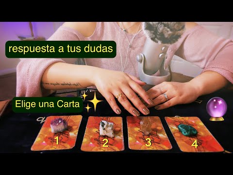 ASMR Tarot 🔮 Buscas respuesta a tus inquietudes? #EligeUnaCarta