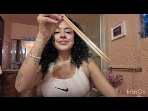 ASMR SONIDOS MUY COSQUILLOSOS COMIENDO SUSHI 