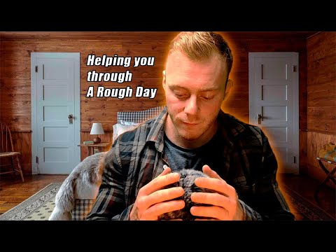 Helping you through a Rough Day | ASMR | Positive Vibes | Whispers | Inaudible
