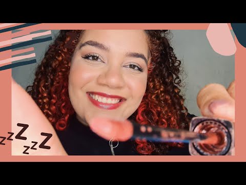 ASMR: TE MAQUIANDO PRA CASAR 💖💖