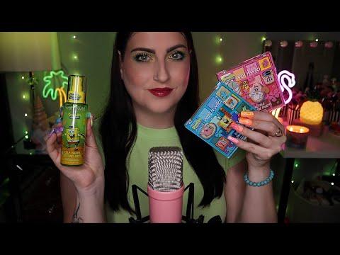 ASMR Trying New Makeup | Spongebob x Wet n Wild 🪼🫧