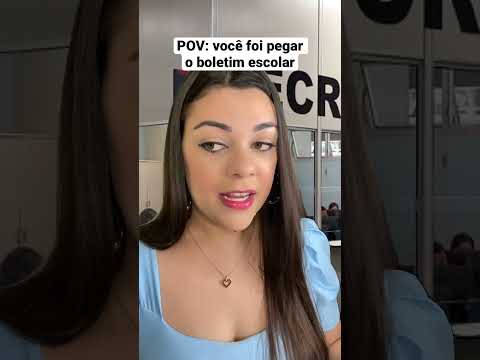 POV: você foi pegar o boletim escolar #humor #shorts