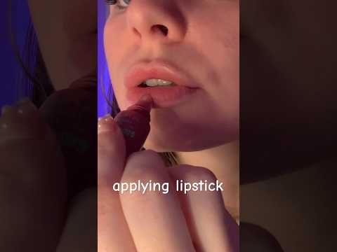 ASMR applying lipstick & mouth sounds 💄💋 #asmr