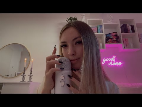 ASMR | slow mouth sounds with hand sounds (no talking)