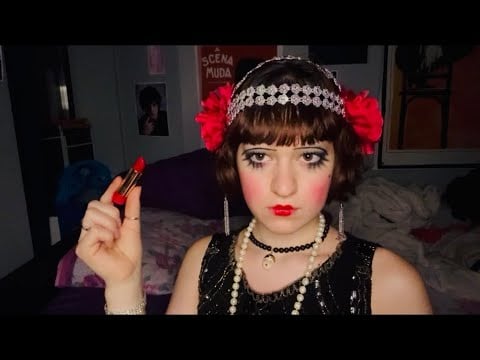 asmr ~ mean girl at the speakeasy does your makeup (it’s 1925) 🍸
