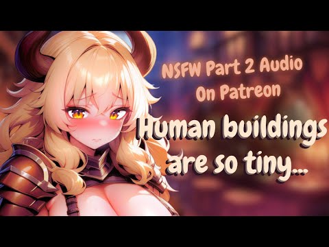 🐮 Giant Clumsy Cowgirl Falls For You [F4M] [Monster Girl] [Reverse Comfort] [Minotaur] [ASMR RP]