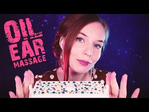 ASMR Pure Oil Ear Massage - Face Touching, Glass Dropper Sounds, No Talking