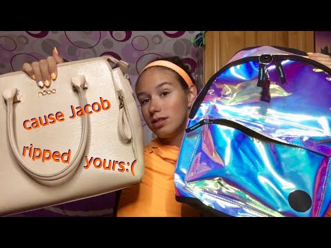 choosing you a bag for school👜 ASMR