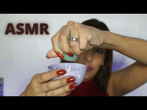 ASMR | ESFOLIAÇÃO FACIAL E CUIDADOS SUPER RELAXANTES EM VOCÊ