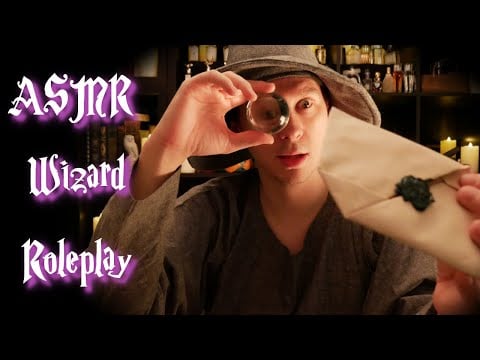 ASMR Wizard 🧙 Fantasy Roleplay - Magic Letters