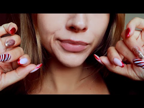 Mesmerizing ASMR Close Hand Movement | Face Touching | Unintelligible Whispering, Mouth Sounds