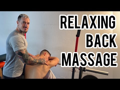 ASMR FOR SLEEP - BACK MASSAGE - Den and The Sir