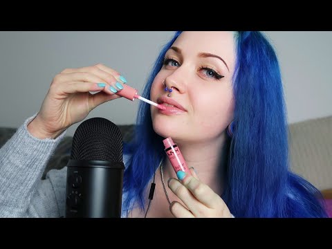 ASMR Lipgloss Tapping, Pumping & Applying Sounds