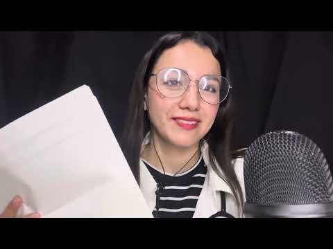 ASMR ROLEPLAY PERSONALIZADO CHEQUEO DE RUTINA 