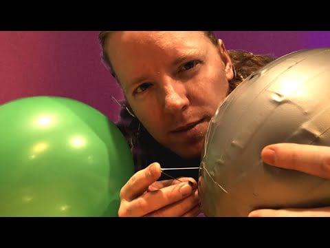 ASMR | With Slime Sticky Notes Duct tape and Balloons