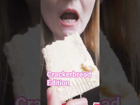 Crackerbread ASMR #asmr #visualtingle #mukbang #mouthsounds #yummy #fyp #triggers