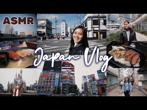 ASMR | My Trip to Osaka & Tokyo 🇯🇵 | Whispering, Mouth Sounds, Hand Sounds [VLOG]