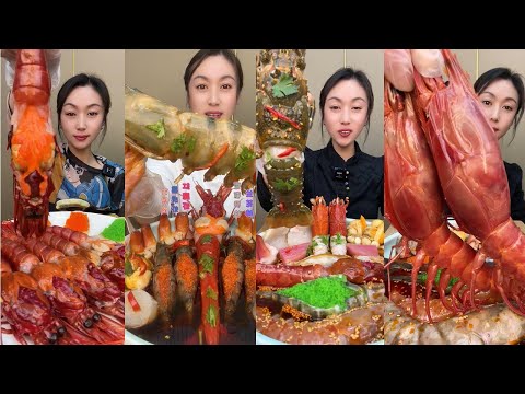 🦐🔥 The Ultimate Giant Seafood Mukbang Feast | Insane Eating Sounds & Spicy ASMR Experience!