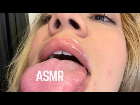 ASMR FAST lens licking + ring sounds + hand movements | NO TALK