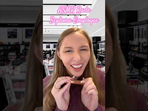 ASMR Rude Sephora Employee 🖤 #asmrvideos #asmrsound #shorts #tinglesasmr #asmr