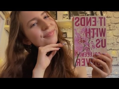 ASMR - GRWM to see It Ends With Us movie + Review 🌸 (tapping/skincare/makeup)