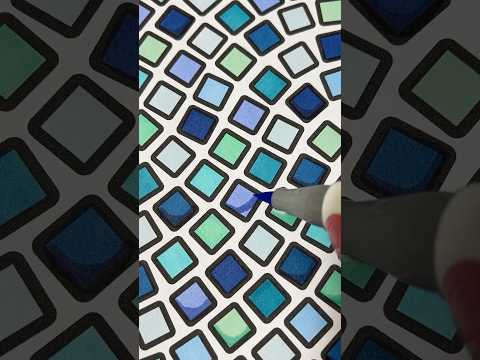ASMR Oddly Satisfying Coloring for you ♥️ #asmrsounds #oddlysatisfyingvideos #coloringpages