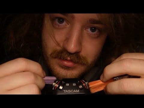 This is an ASMR trigger I still love | ASMR Paint Brushing, lid opening sounds, soft whispers