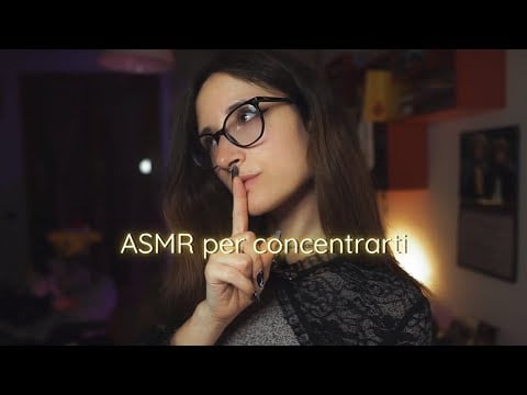 ASMR per concentrarti | trigger lenti e rilassanti (gentle background for studying, working, gaming)