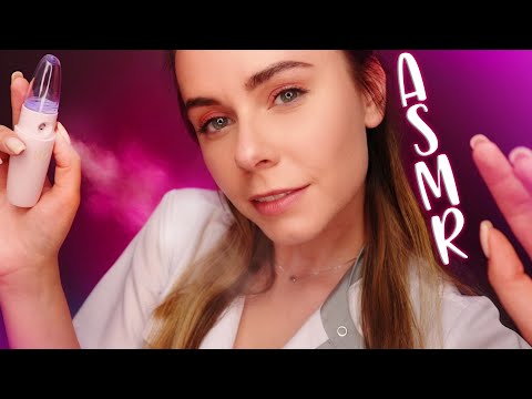 АСМР НЕЖНЫЙ ОСМОТР И ЧИСТКА ЛИЦА 🤗 ASMR  RELAXING FACE TREATMENT