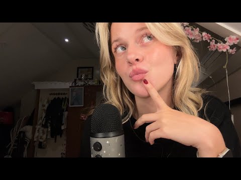 ASMR in Dutch! (mouth sounds, tapping, rambling)