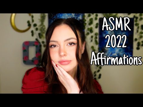 ASMR NEW YEARS AFFIRMATIONS (positive speaking, encouragement, motivation)