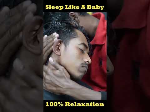 What A Relaxing Massage Therapy - Sleep Like A Baby | ASMR Massage And Neck Crack #shorts
