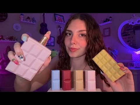 ASMR | Sabrina Carpenter’s FULL Perfume Collection ✨ (Tapping, Whispers, Show & Tell)