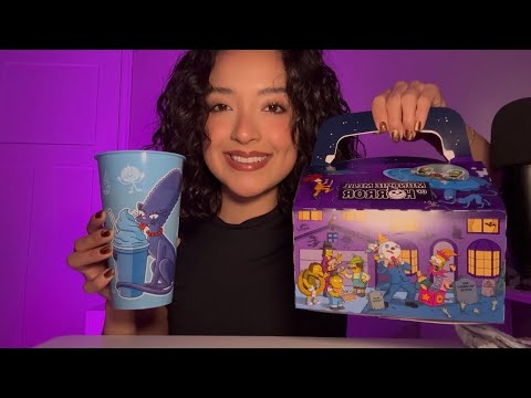 ASMR | Jack in the box & The Simpsons: Munchie Meal of Terror. 👻