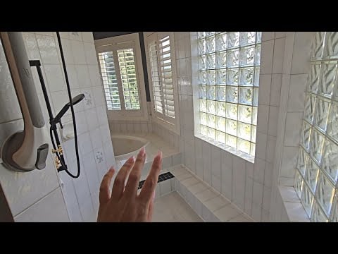ASMR My Dream Bathroom | Tapping and Scratching | No Talking 