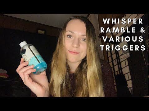 ASMR Liquid Sounds & Lotions Sounds | Whisper Ramble 🔮