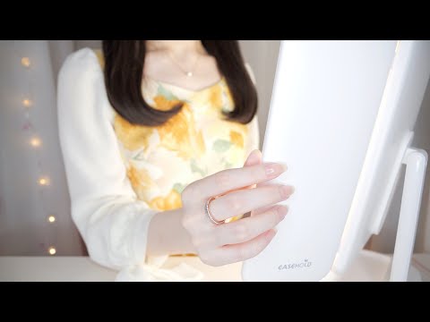 ASMR Makeup Mirror Unboxing💄✨ 海外で人気のメイクアップミラー 開封 & レビュー