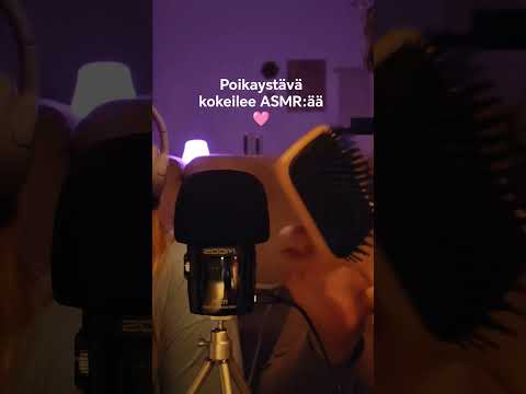 Poikaystävä kokeilee ASMR:ää 💜