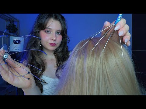 ASMR Mexendo no seu cabelo até você dormir