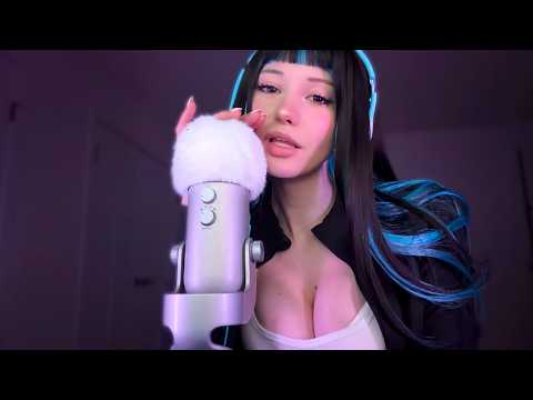 ASMR INTENSE Fluffy Mic Whispers + Pets for You