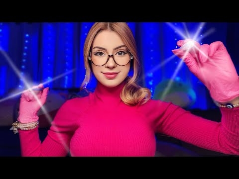 ASMR Relaxing Eye Exam 😴 Light Triggers for Sleep ✿